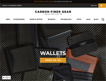 Tablet Screenshot of carbonfibergear.com